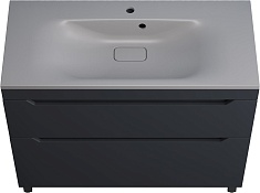 Style Line Тумба с кварцевой раковиной жасмин Остин 100 серый шелк